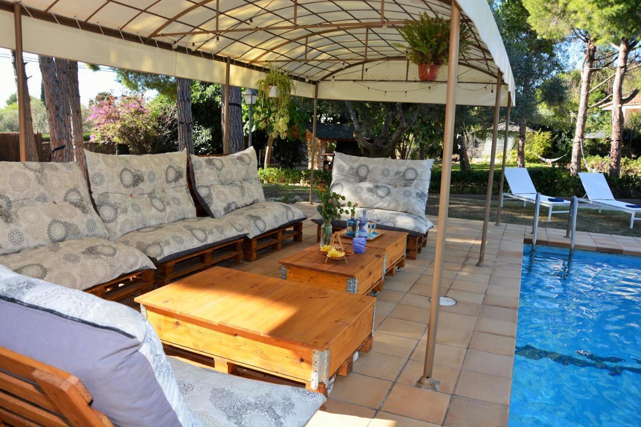 Villa Sitges El Ranch Amaizing Outdoor Areas Beaches At 5 Minutes Walk Sitges At 15 Min Drive Ac Pool Jacuzzi & Garden Xxl Calafell Luaran gambar